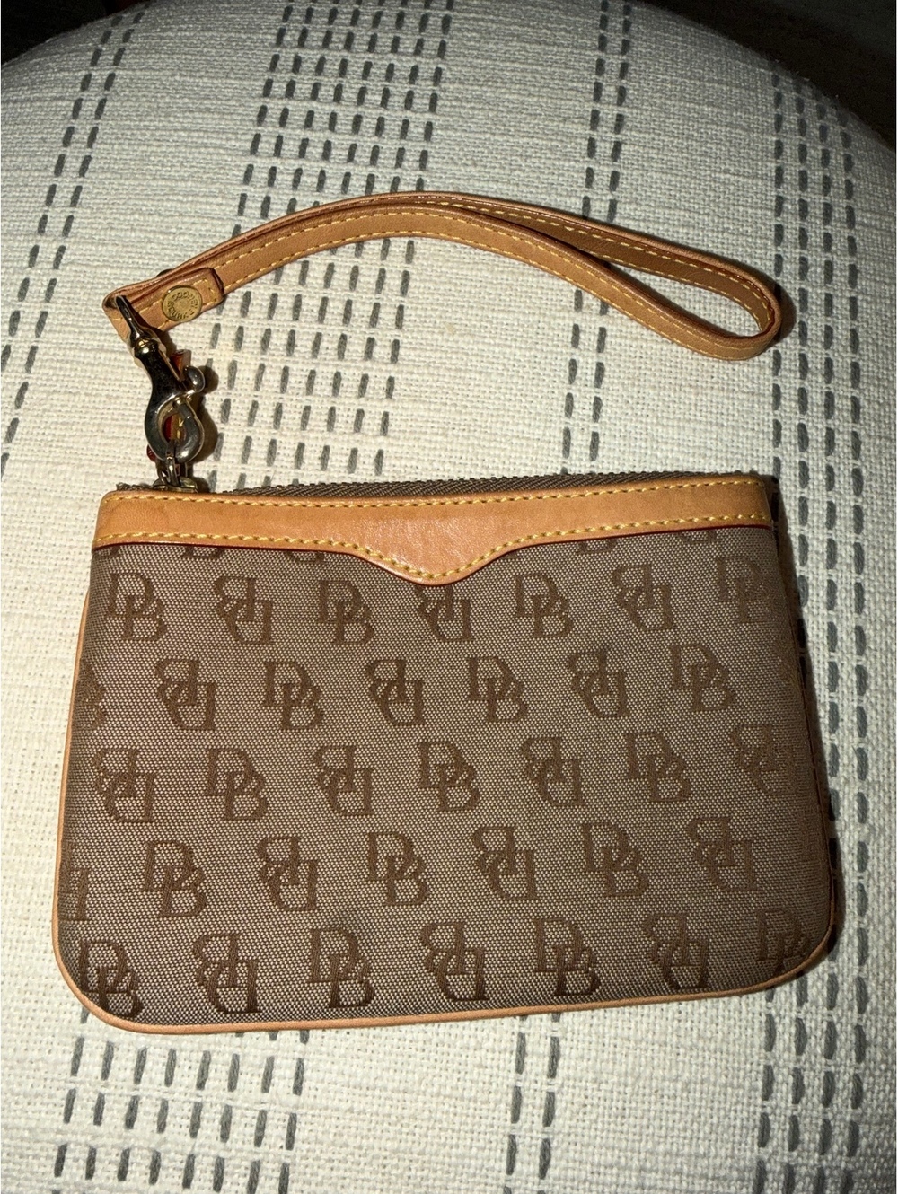 Dooney and Bourke monogram wristlet